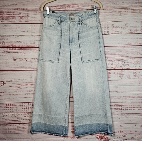 Anthro Citizens Of Humanity Wide Leg Jeans - Picture 3 of 16